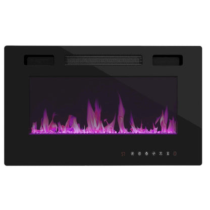 Entertainment Center with Fireplace Option:2 Flame Modes1500W 68.9W