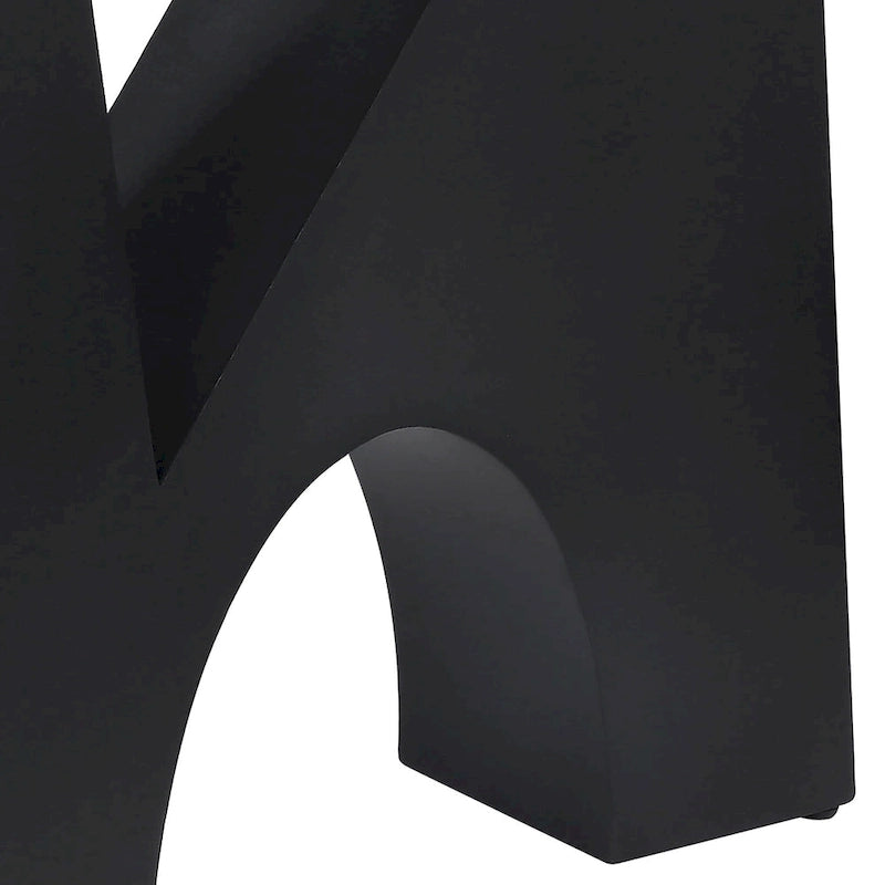 Noele Modern Black 48-inch Glasstop Console Table by Furniture of America