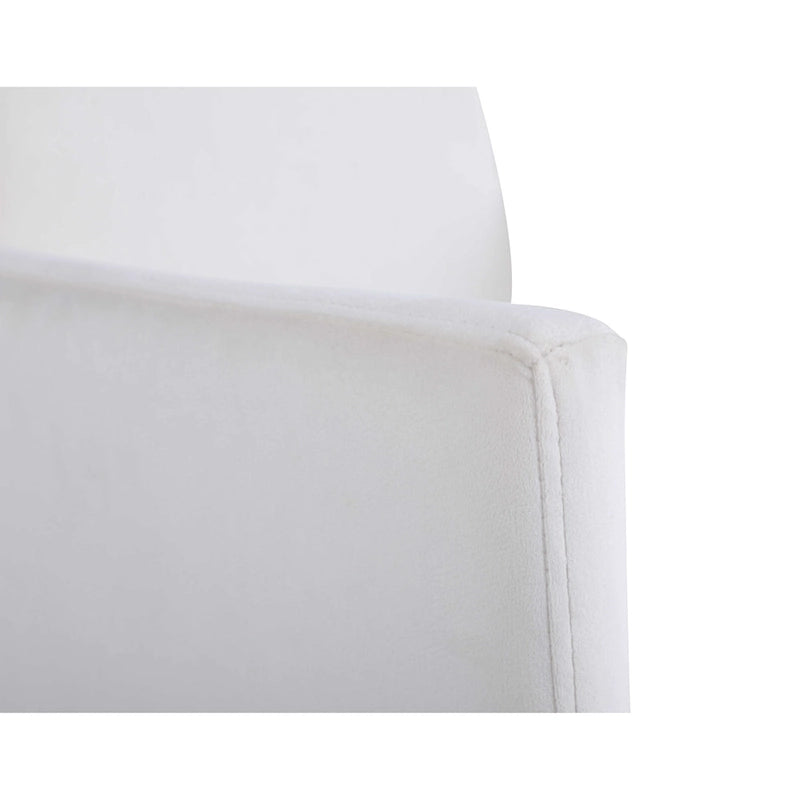 Somette Contemporary Arm Chair with Steel Frame, Set of 2