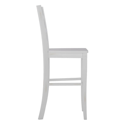 Commercial Grade Wooden Bar Height Stool, Set of 2