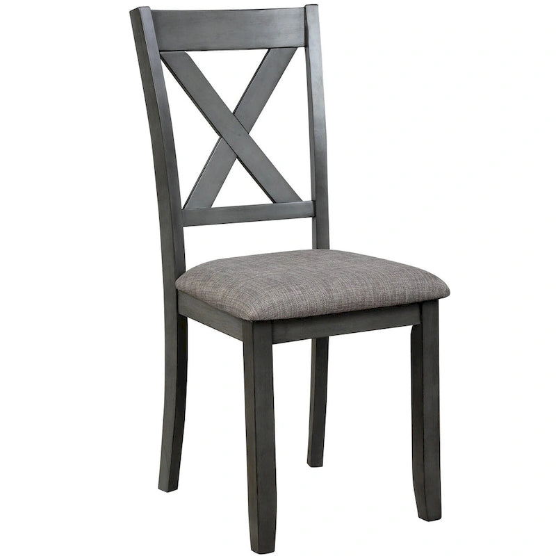 6-Piece Wooden Kitchen Dining Table Set with 4 Chairs and Bench