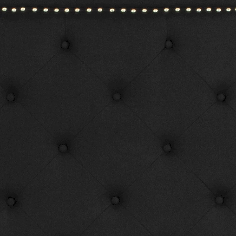 Arched Tufted Upholstered Platform Bed