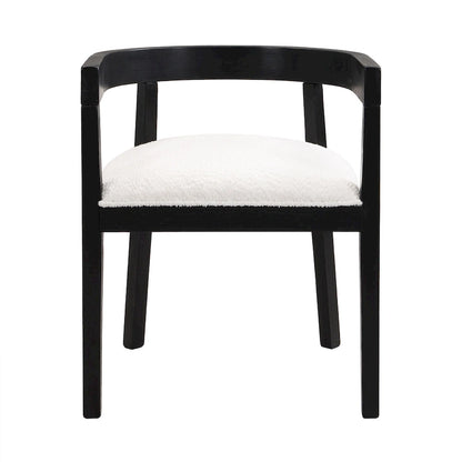 Ladieu Fabric and Wood Tub Dining Chairs Set of 2by Christopher Knight Home