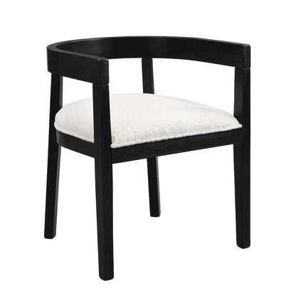 Ladieu Fabric and Wood Tub Dining Chairs Set of 2by Christopher Knight Home