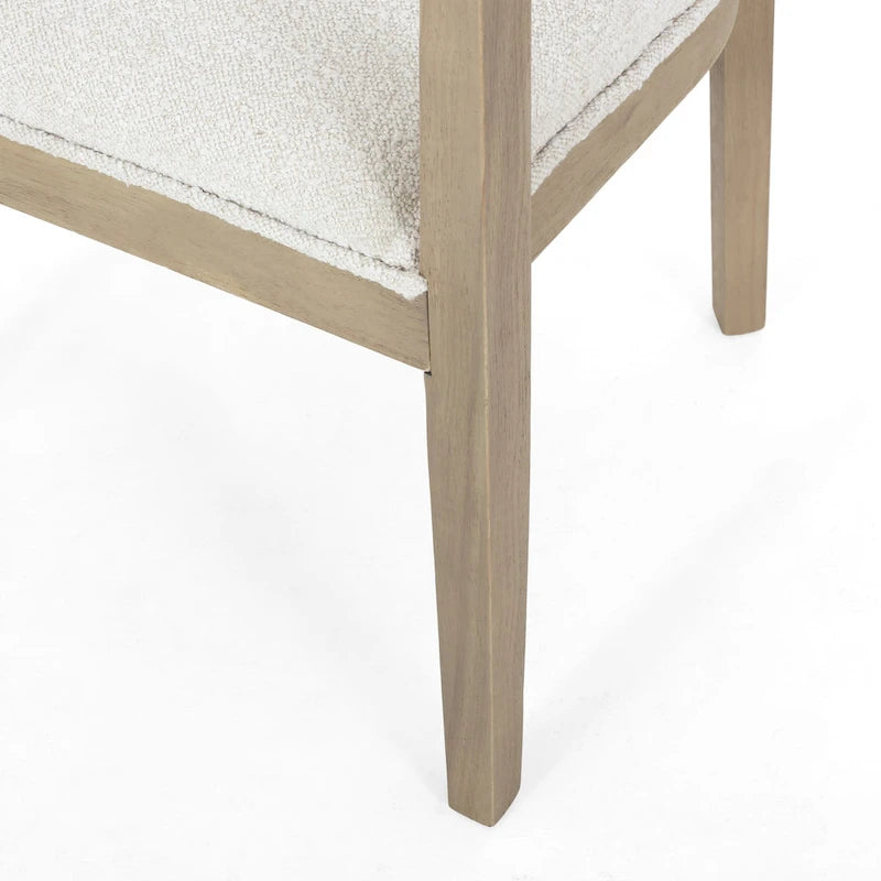 Ladieu Fabric and Wood Tub Dining Chairs Set of 2by Christopher Knight Home