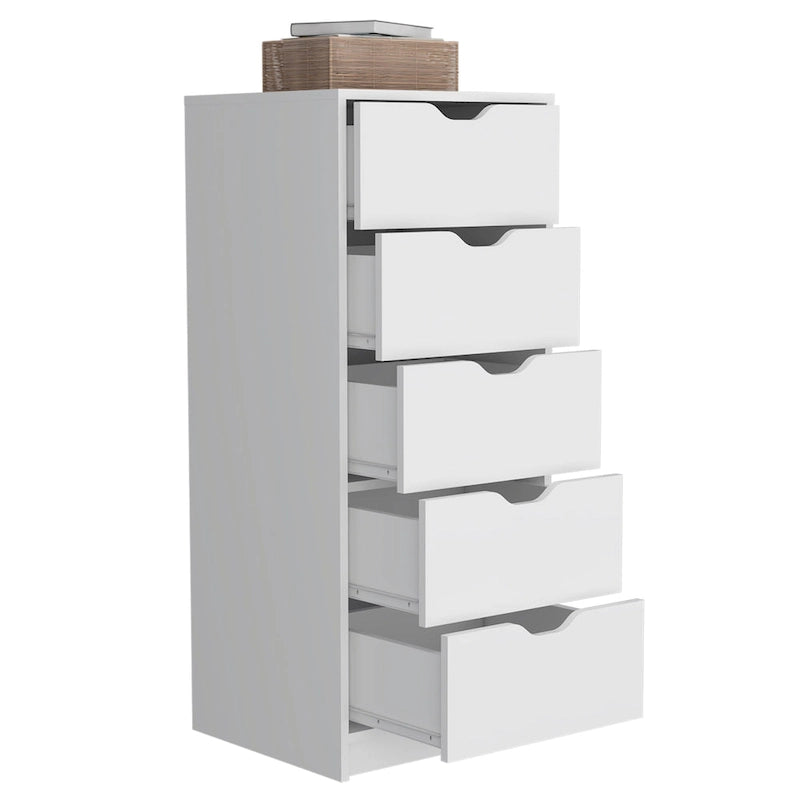5 Drawers Tall Dresser with Pull Out System