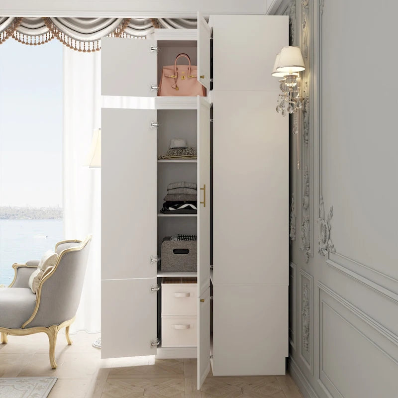 Armoires Wardrobes Hanging Drawers Home Storage Cabinet Combo Dresser