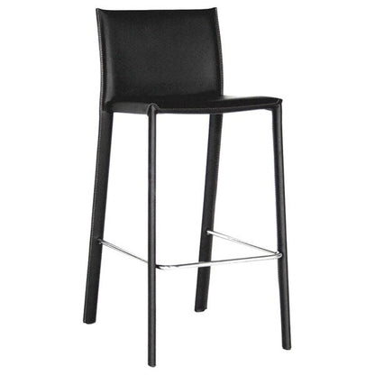Modern Faux Leather 26 Counter Stool by Baxton Studio