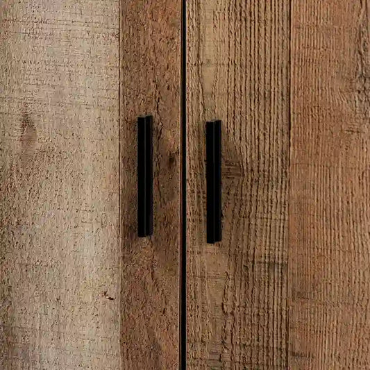 Cyrille Rustic 4-door Shoe Cabinet