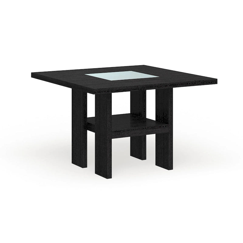 Strick & Bolton Lange 54-inch Square Light-up Counter Height Wood Dining Table