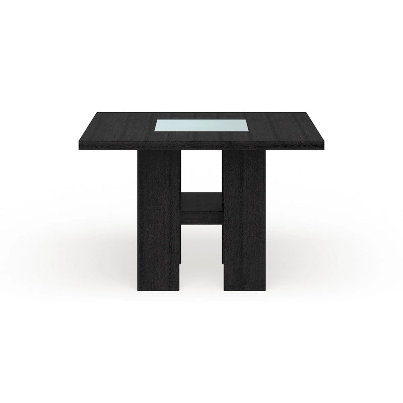 Strick & Bolton Lange 54-inch Square Light-up Counter Height Wood Dining Table