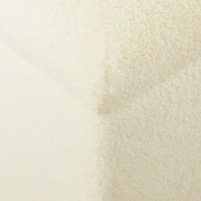 HomePop Sherpa Upholstered Storage Bench - Cream