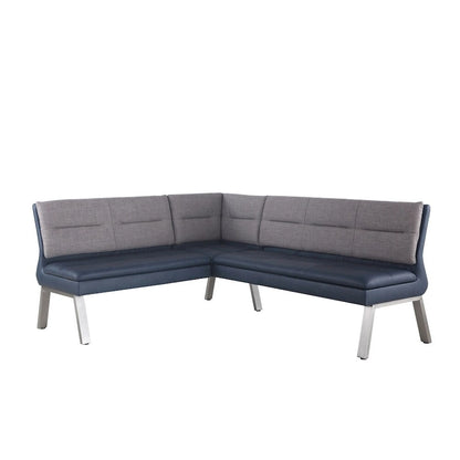 Somette Janice Two-Tone Nook and Table Dining Set