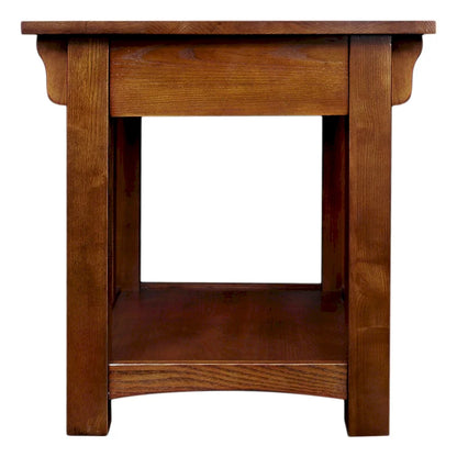 Leick Home 1 Drawer Transitional End Table