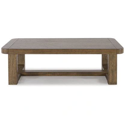 Signature Design by Ashley Cabalynn Light Brown Coffee Table - 56W x 30D x 17H
