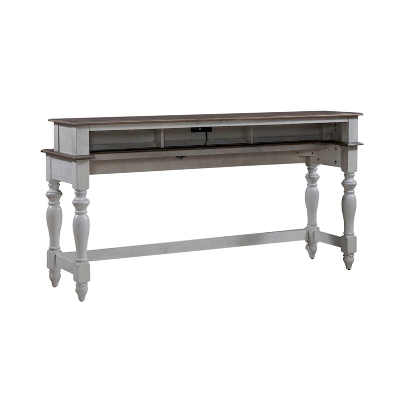 Ocean Isle Antique White 4-Piece Console Table Set