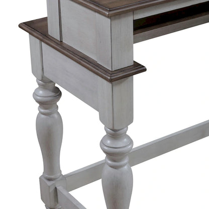 Ocean Isle Antique White 4-Piece Console Table Set