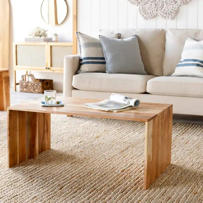 Hilding Minimalist Wood Coffee Table
