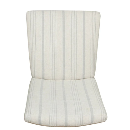 HomePop Classic Parsons Dining Chair - Dove Grey Stripe (Set of 2)