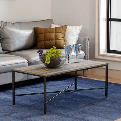 Corvus Belmont 46 x 24 Rectangle Modern Wood Coffee Table