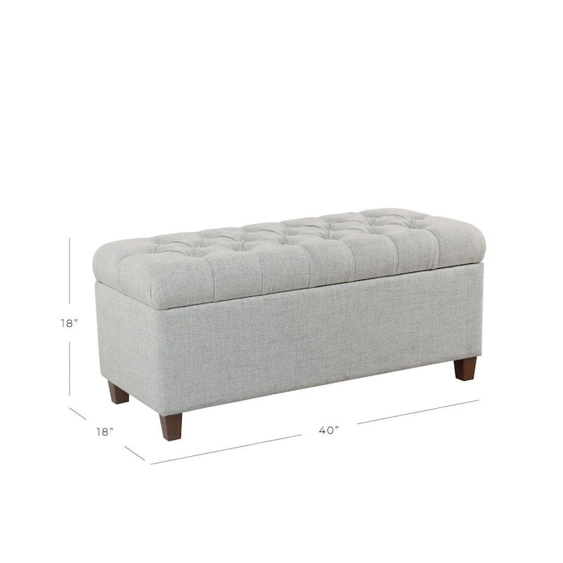 Copper Grove Muir Button Tufted Storage Bench