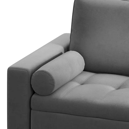 88 Reversible Pull out Sleeper Sectional Storage Sofa Bed