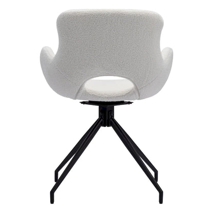 Swivel Dining Accent Chairs Set of 2 - N/A