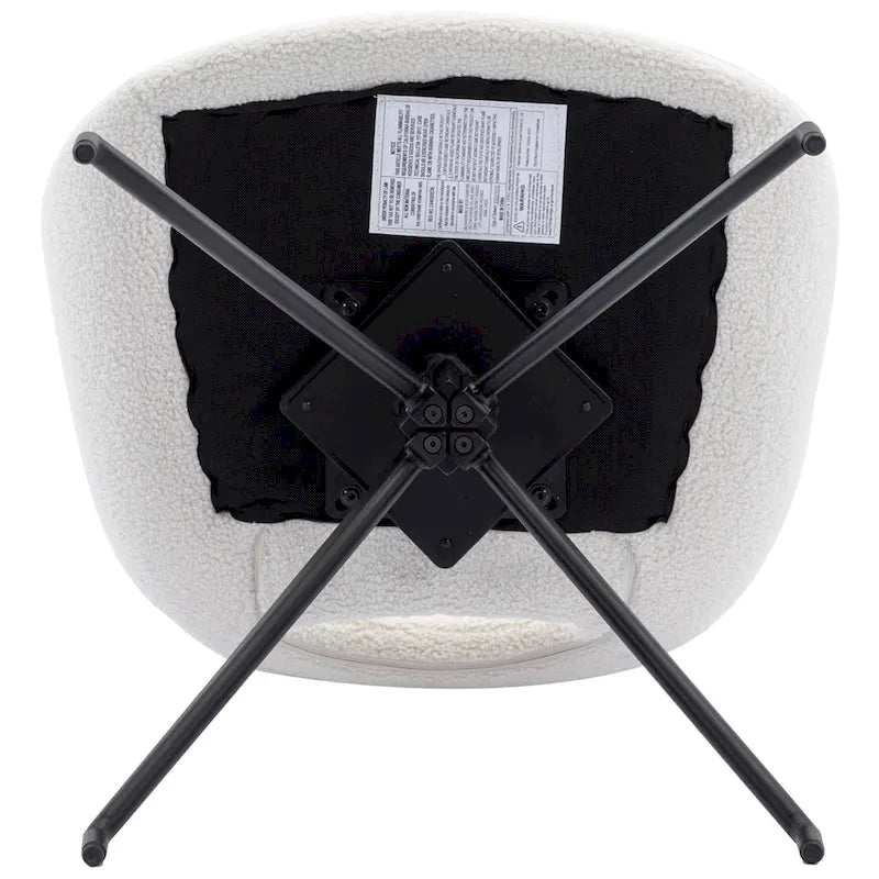 Swivel Dining Accent Chairs Set of 2 - N/A