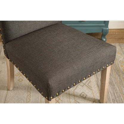 Roundhill Furniture Mod Urban Solid Wood Upholstered Parson Chairs (Set of 2)