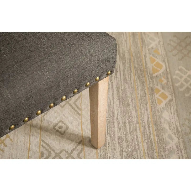 Roundhill Furniture Mod Urban Solid Wood Upholstered Parson Chairs (Set of 2)