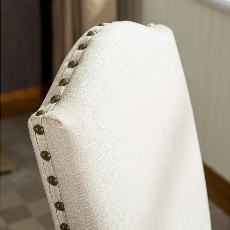 Roundhill Furniture Mod Urban Solid Wood Upholstered Parson Chairs (Set of 2)