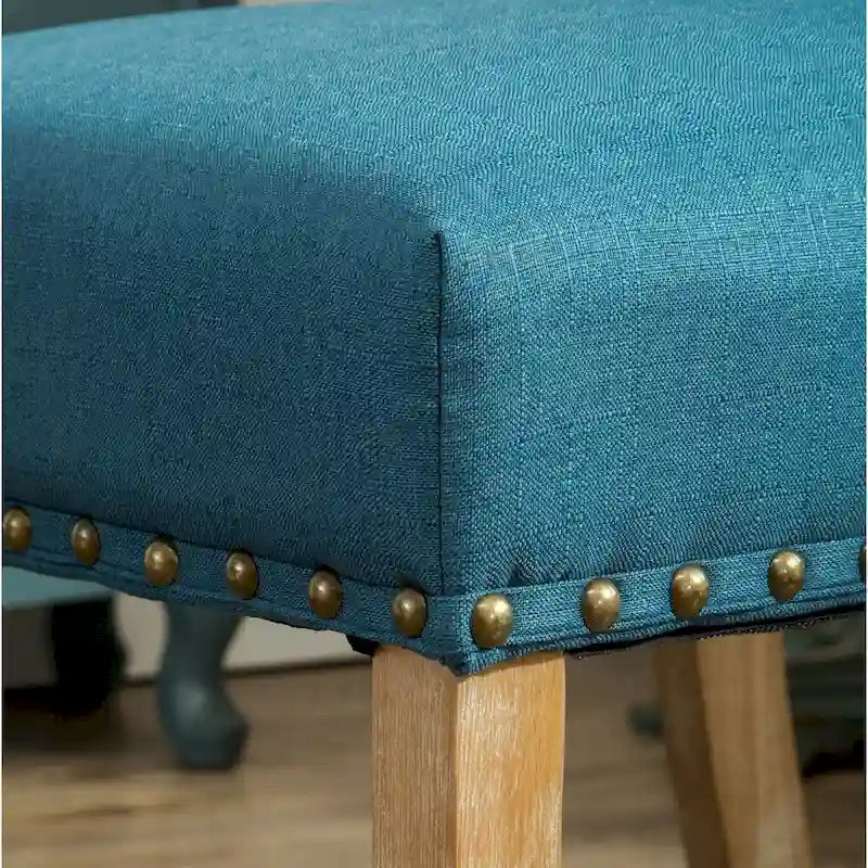 Roundhill Furniture Mod Urban Solid Wood Upholstered Parson Chairs (Set of 2)