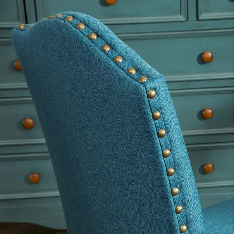 Roundhill Furniture Mod Urban Solid Wood Upholstered Parson Chairs (Set of 2)