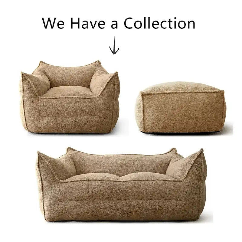 1 Seater Bean Bag Chairs for Living Room