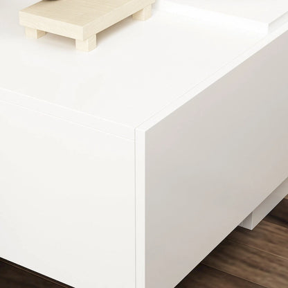 94.5 TV Stand Efficient Cable Management and Spacious Storage Console