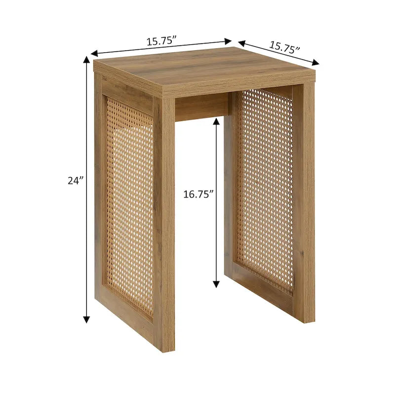 Convenience Concepts Northfield Weave End Table