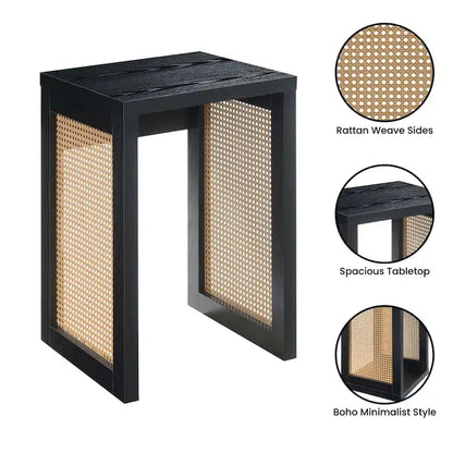 Convenience Concepts Northfield Weave End Table