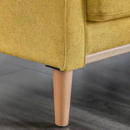 Modern 3-seat Fabric Sofa with USB Charge Port