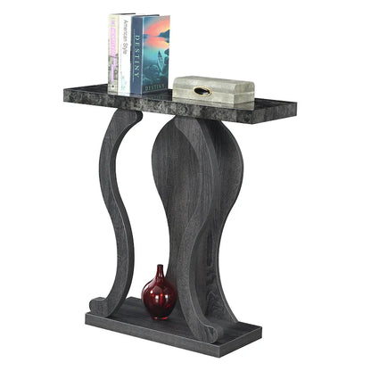 Convenience Concepts Newport Terry B Console Table with Shelf