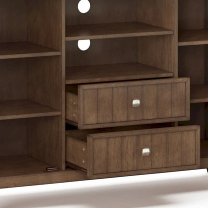 WYNDENHALL Normandy SOLID WOOD 53 inch Wide TV Media Stand For TVs up to 60 inches