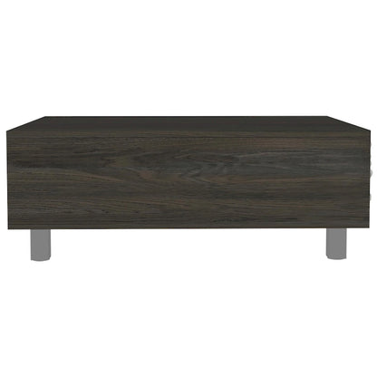 TUHOME Gambia Coffee Table with Lift Top, Concealed Storage and 4 Legs