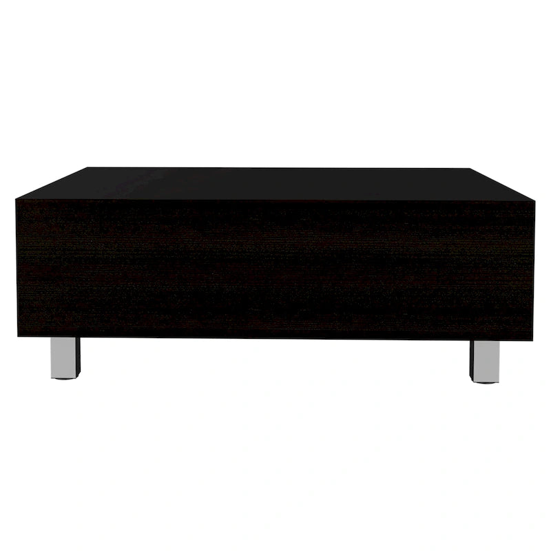 TUHOME Gambia Coffee Table with Lift Top, Concealed Storage and 4 Legs