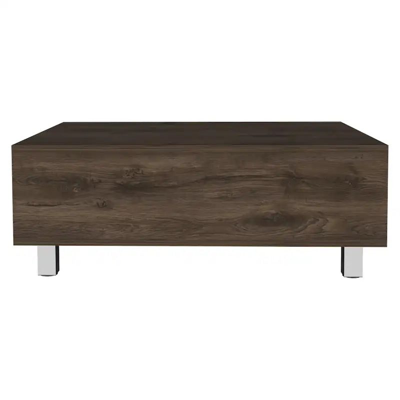 TUHOME Gambia Coffee Table with Lift Top, Concealed Storage and 4 Legs