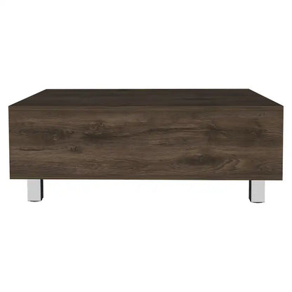 TUHOME Gambia Coffee Table with Lift Top, Concealed Storage and 4 Legs