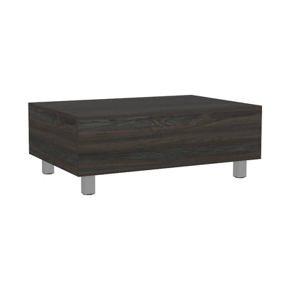 TUHOME Gambia Coffee Table with Lift Top, Concealed Storage and 4 Legs