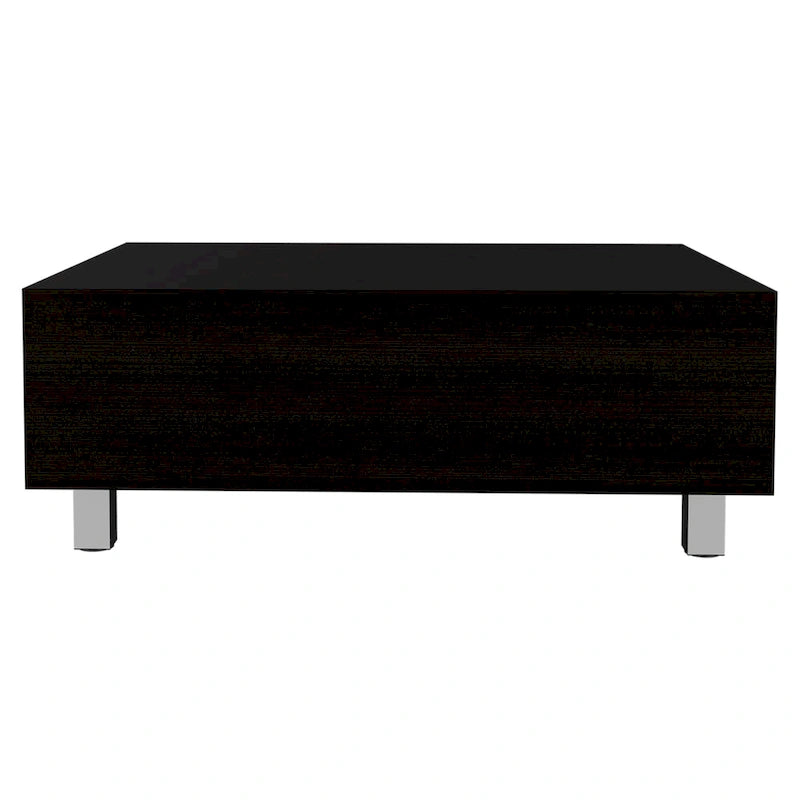 TUHOME Gambia Coffee Table with Lift Top, Concealed Storage and 4 Legs