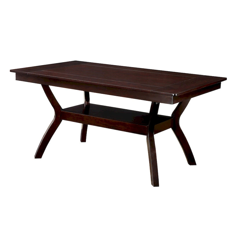Copper Grove Schmidt 64-inch Wood Dining Table with Shelf