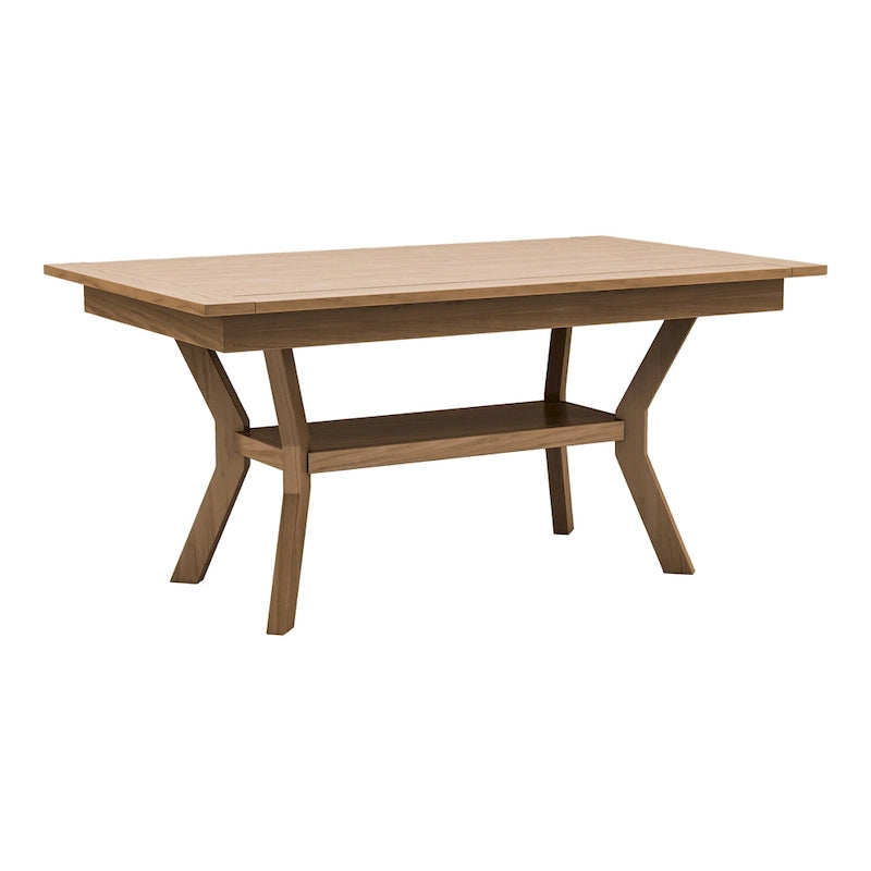 Copper Grove Schmidt 64-inch Wood Dining Table with Shelf