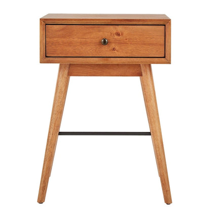 Aksel Wood 1-drawer End Table by iNSPIRE Q Modern