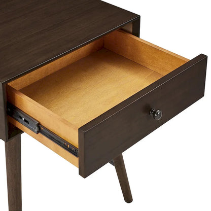 Aksel Wood 1-drawer End Table by iNSPIRE Q Modern